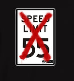 Can't Drive 55 Tee - Black