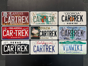 Car Trek: The Definitive Collection License Plate Bundle