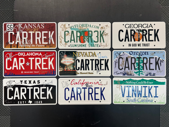 Car Trek: The Definitive Collection License Plate Bundle