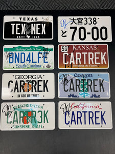 RUC X CarTrek Replica Plate Bundle