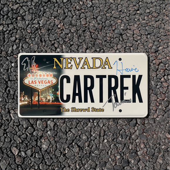 Car Trek Replica Nevada License Plate - Host Signed