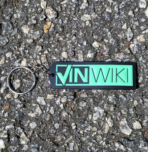VINwiki 3D Logo Keychain