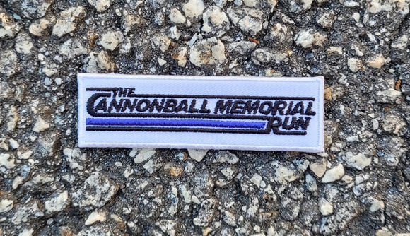 Cannonball Memorial Run Patch
