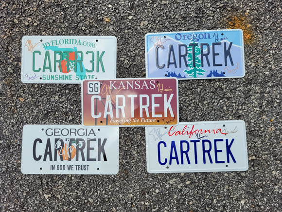 Car Trek License Plate Super Pack