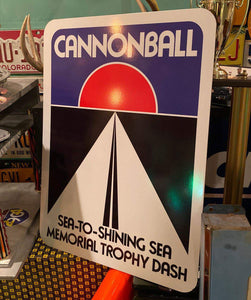 Cannonball Road Sign