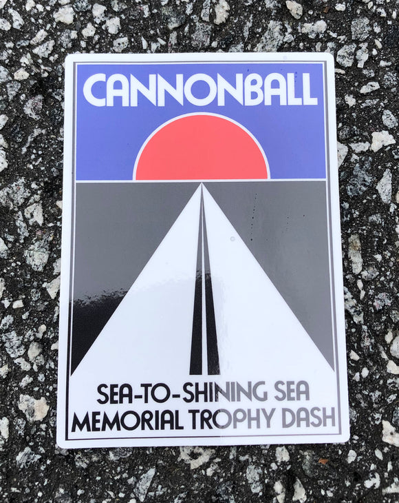 Cannonball Sticker